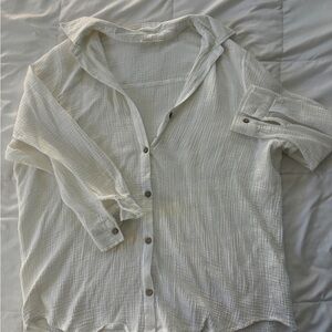 White Button-Up Shirt